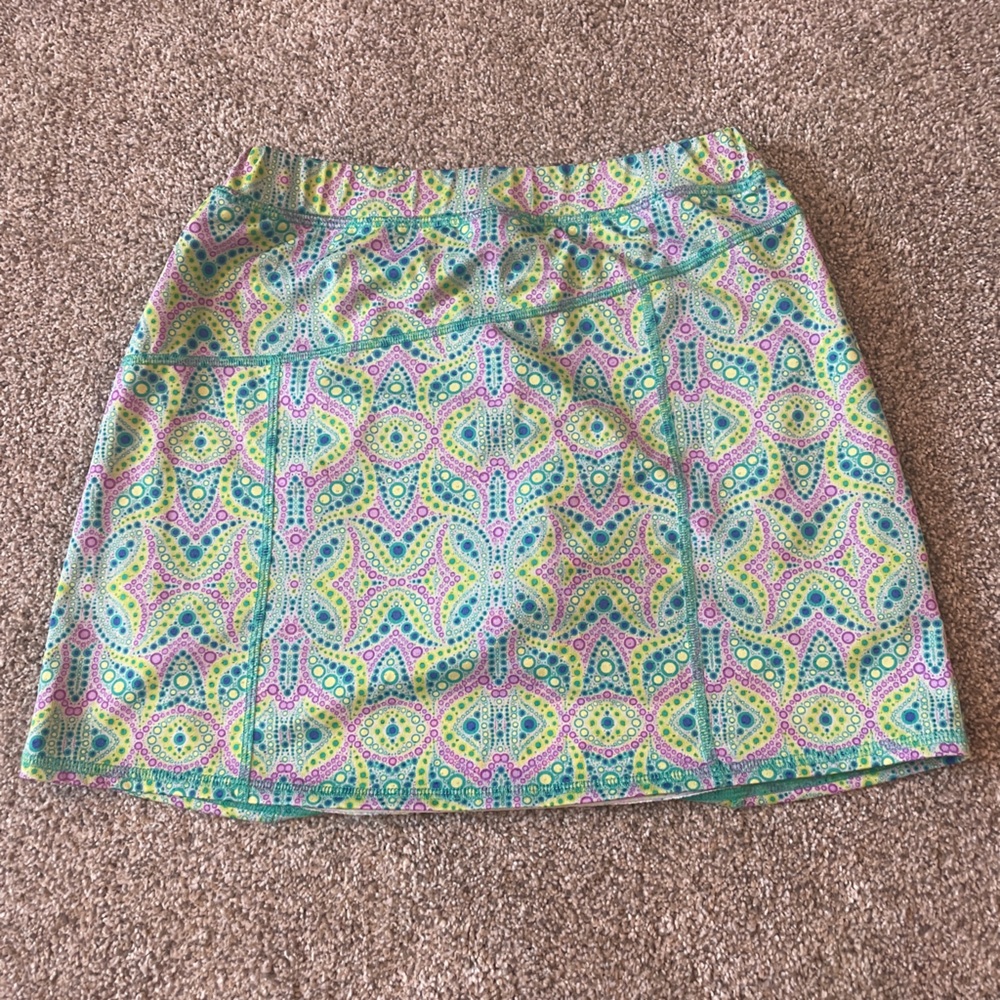 L.L. Bean Geometric Skort